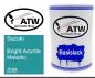 Preview: Suzuki, Bright Azurite Metallic, Z0B: 500ml Lackdose, von ATW Autoteile West.